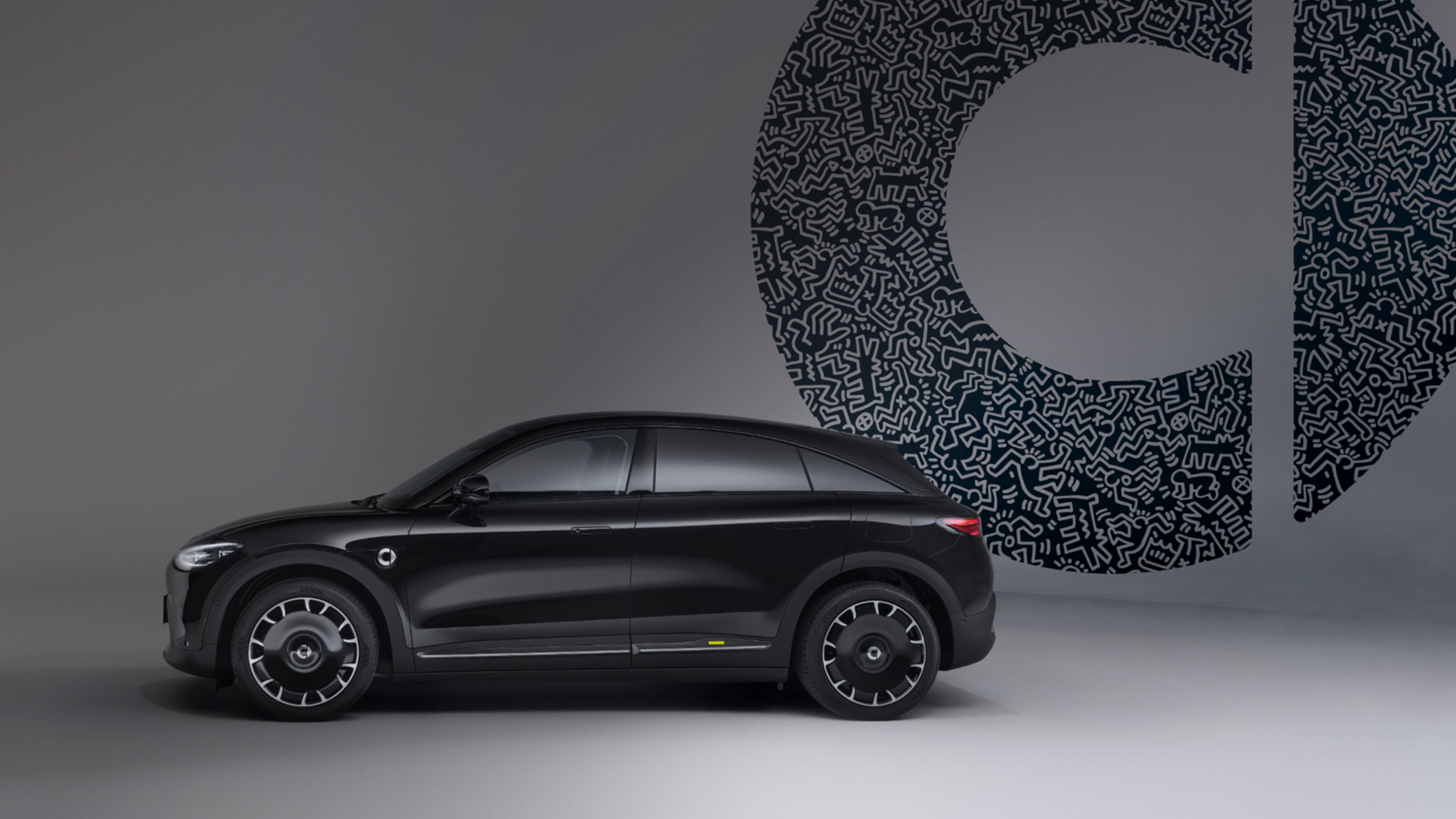 smart #3 x Keith Haring: Ein Auto als Street Art | smart DE